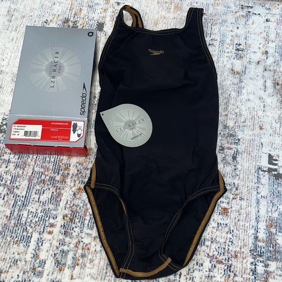 Speedo Swim Speedo Lzr Racer Pro Recordbreaker Fastskin Blackgold